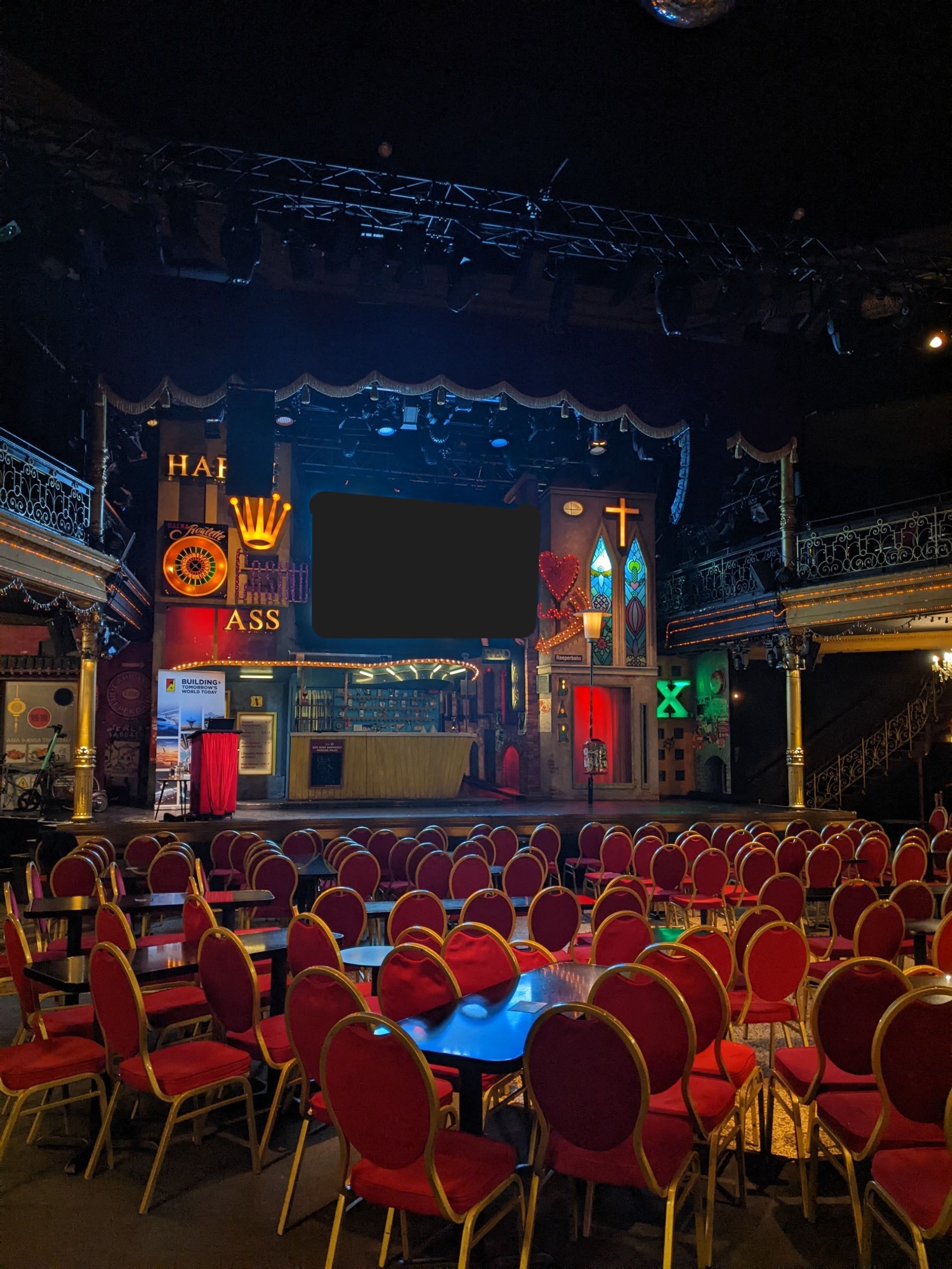 Theater-style arrangement ready for a keynote experience.